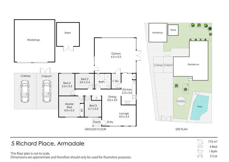 Floorplan of Homely house listing, 5 Richard Place, Armadale WA 6112
