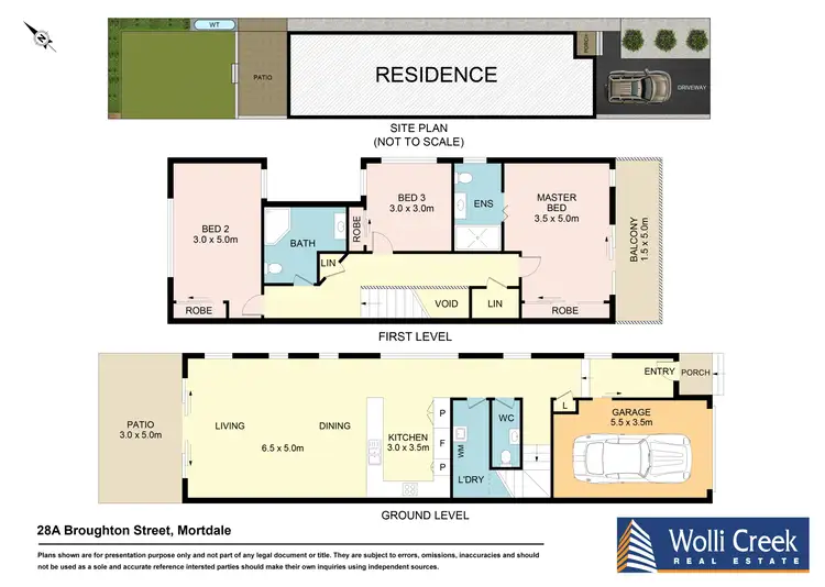 Floorplan of Homely semi-detached listing, 28A Broughton Street, Mortdale NSW 2223