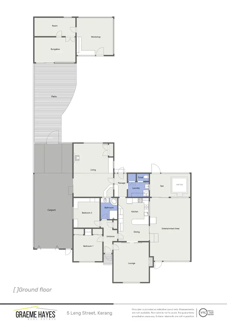 Floorplan of Homely house listing, 5 Leng Street, Kerang VIC 3579