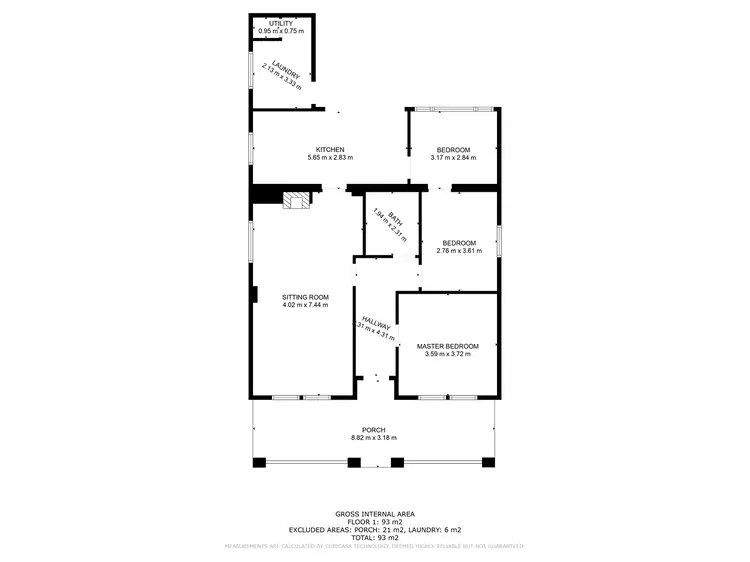 Floorplan of Homely house listing, 574 Hague Street, Lavington NSW 2641