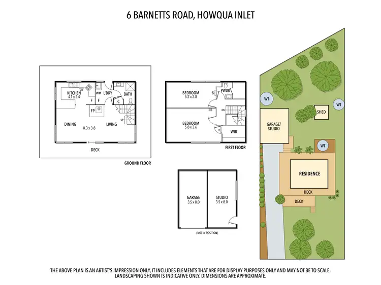 Floorplan of Homely house listing, 6 Barnetts Road, Howqua Inlet VIC 3723