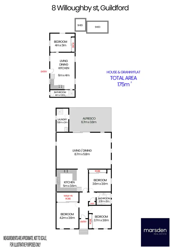 Floorplan of Homely house listing, 8 Willoughby Street, Guildford NSW 2161