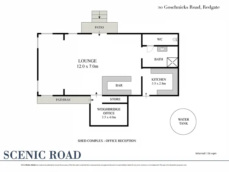 Floorplan of Homely rural property listing, 20 Goschnicks Road, Redgate QLD 4605