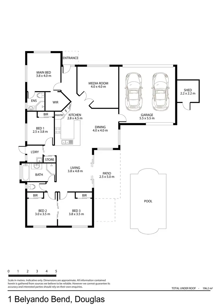 Floorplan of Homely house listing, 1 Belyando Bend, Douglas QLD 4814