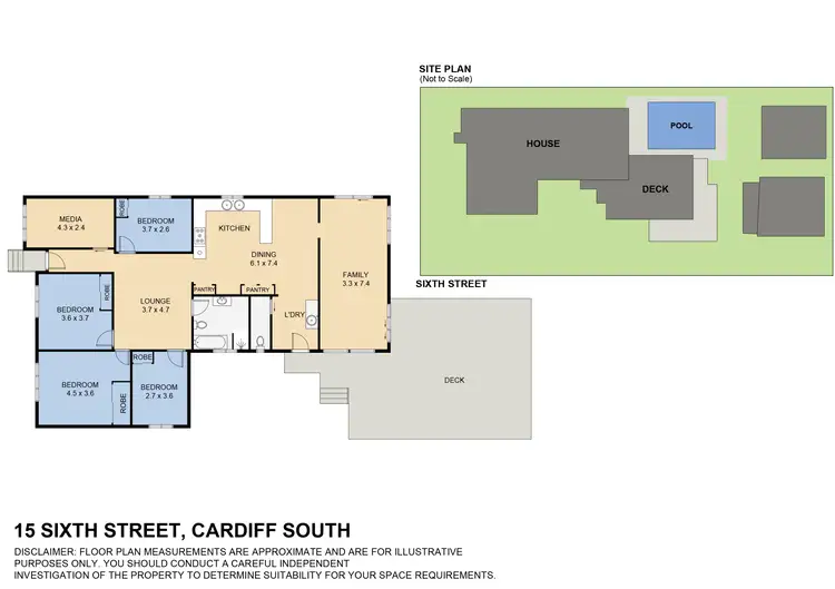 Floorplan of Homely house listing, 15 Sixth Street, Cardiff South NSW 2285