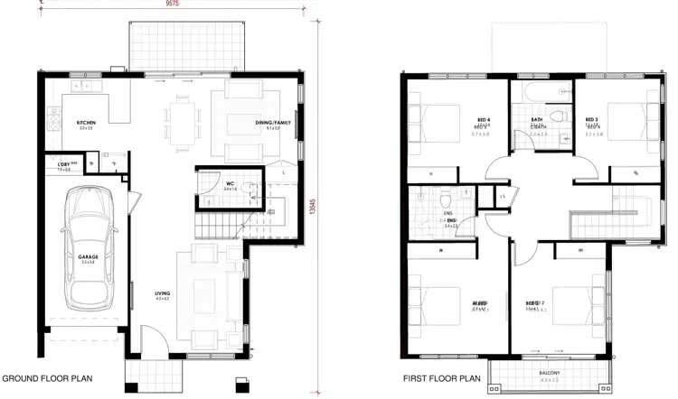 Floorplan of Homely townhouse listing, 2 Hill Street, Schofields NSW 2762