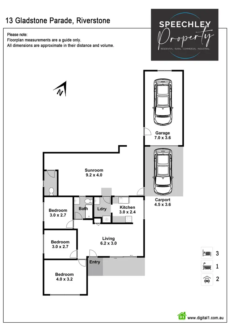 Floorplan of Homely house listing, 13 Gladstone Parade, Riverstone NSW 2765