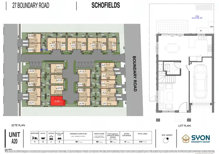 Floorplan of Homely townhouse listing, 11 Killick Glade, Tallawong NSW 2762