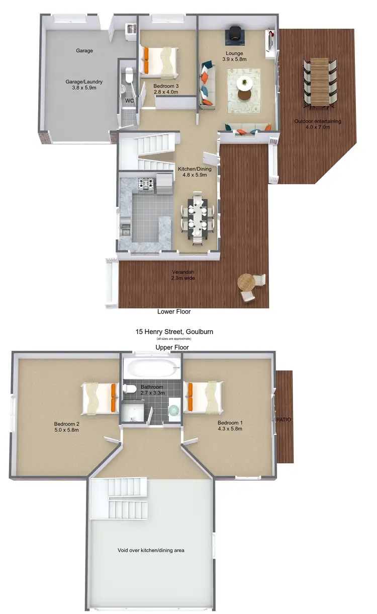 Floorplan of Homely house listing, 15 Henry Street, Goulburn NSW 2580