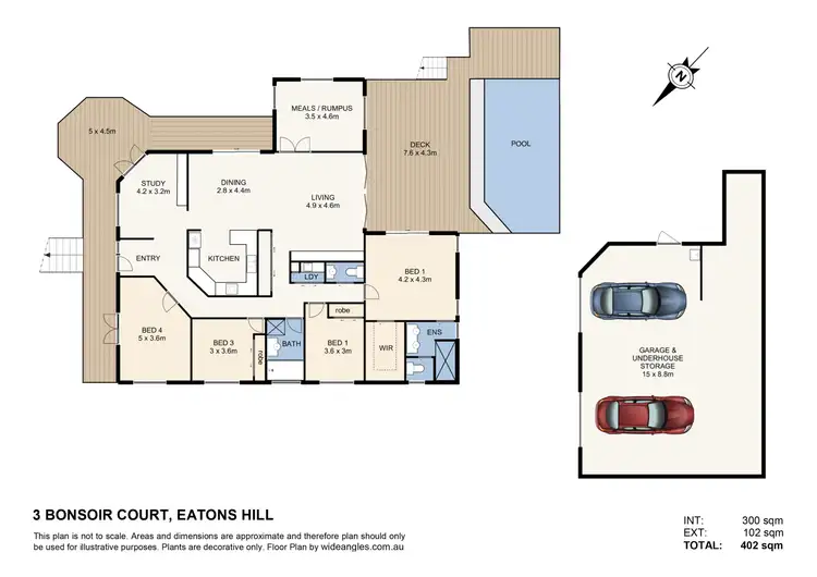 Floorplan of Homely house listing, 3 Bonsoir Court, Eatons Hill QLD 4037