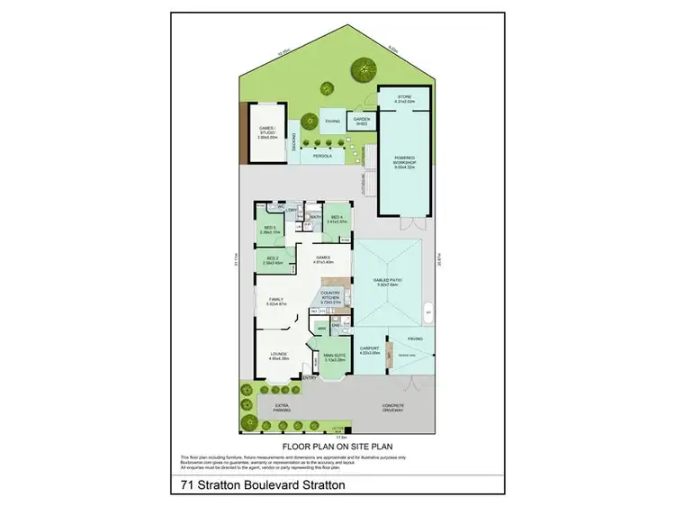 Floorplan of Homely house listing, 71 Stratton Bvd, Stratton WA 6056
