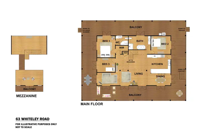 Floorplan of Homely house listing, 63 Whiteley Road, Miallo QLD 4873