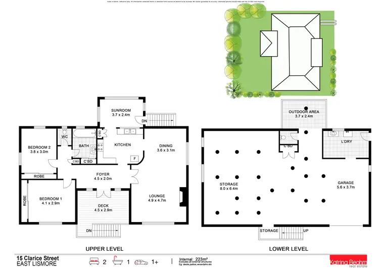 Floorplan of Homely house listing, 15 Clarice Street, East Lismore NSW 2480