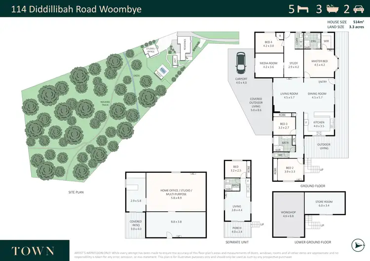 Floorplan of Homely house listing, 114 Diddillibah Road, Woombye QLD 4559