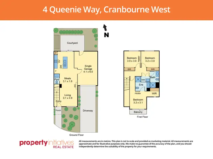Floorplan of Homely townhouse listing, 4 Queenie Way, Cranbourne West VIC 3977