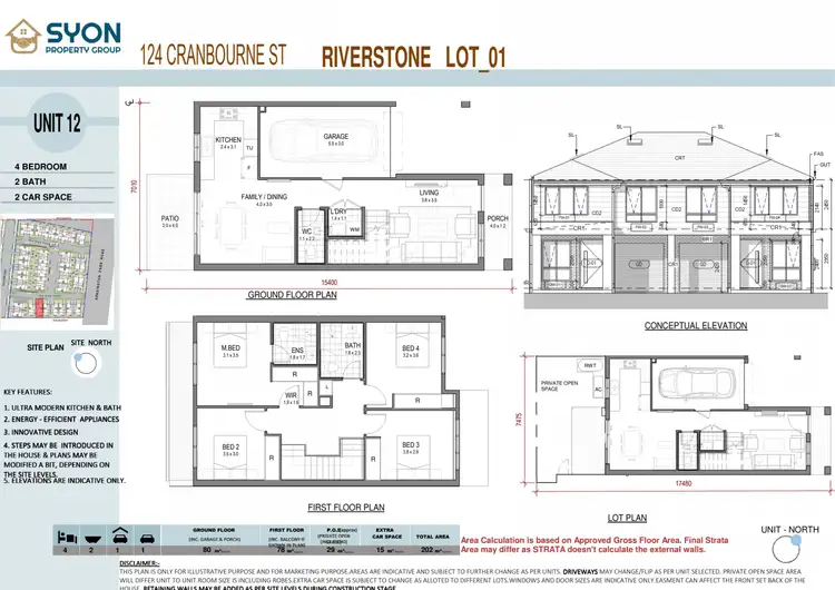 Floorplan of Homely townhouse listing, 49 Monk Glade, Riverstone NSW 2765