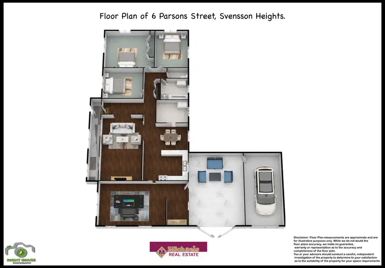 Floorplan of Homely house listing, 6 Parsons Street, Svensson Heights QLD 4670