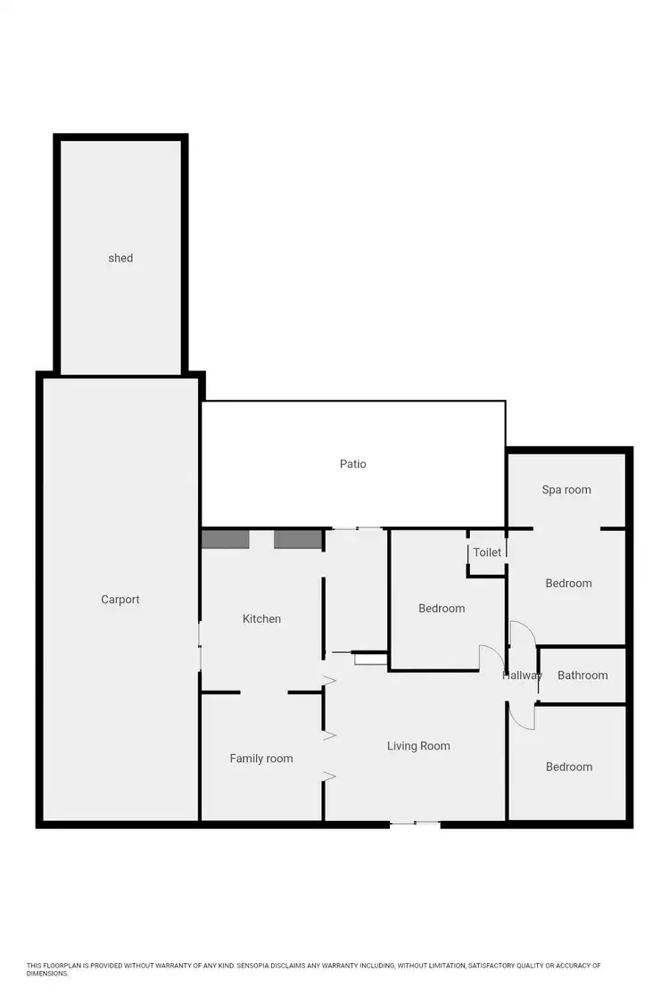 Floorplan of Homely house listing, 18 Bow Street, Rainbow VIC 3424