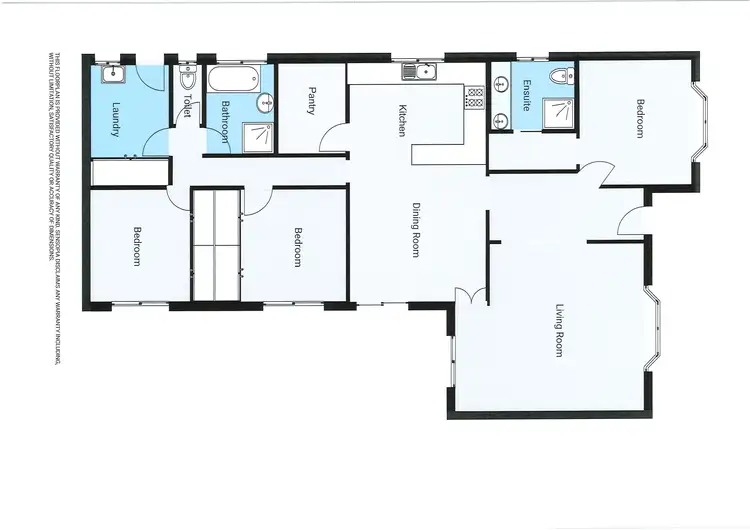 Floorplan of Homely house listing, 5 PINKERTON COURT, Wodonga VIC 3690