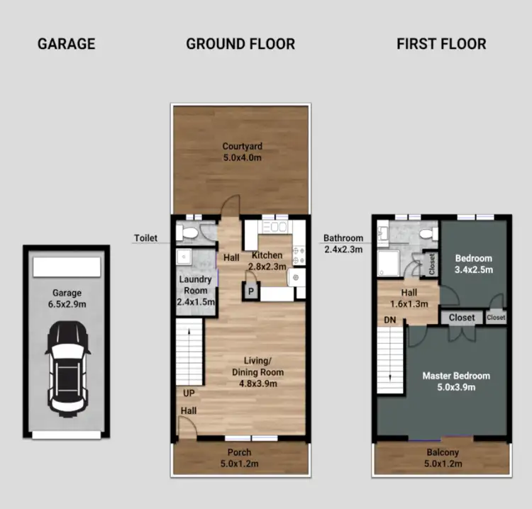 Floorplan of Homely unit listing, 1/13-15 Albert Street, Eagleby QLD 4207