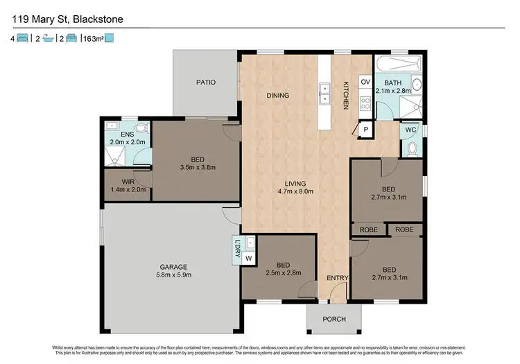 Floorplan of Homely house listing, 119 Mary Street, Blackstone QLD 4304