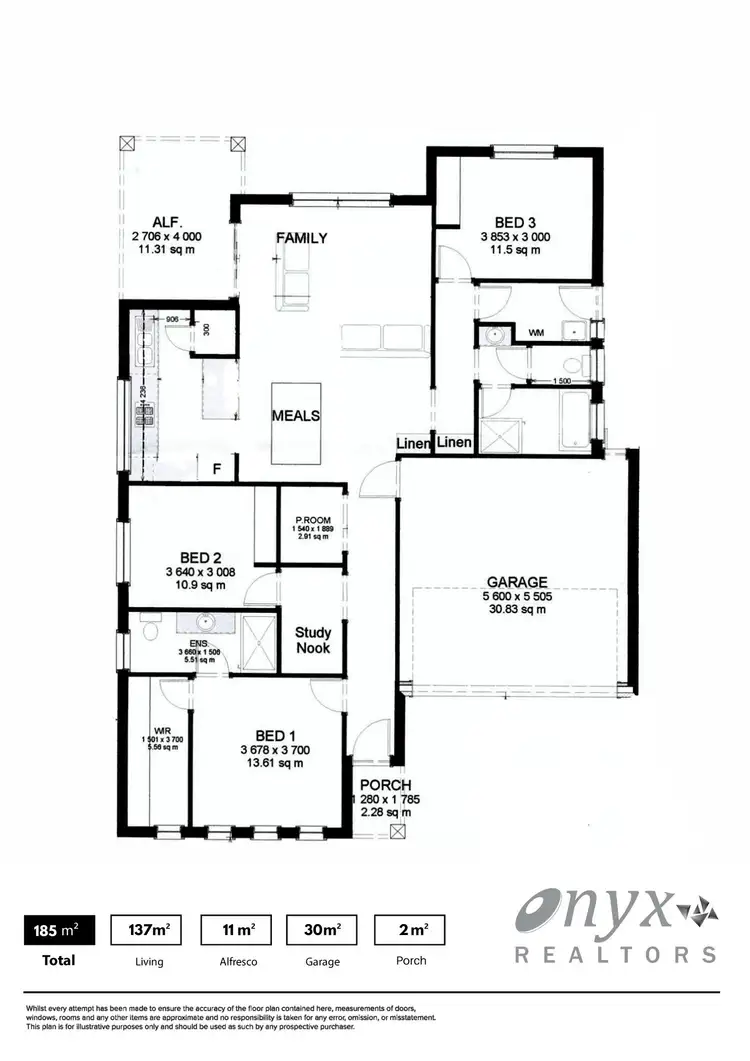 Floorplan of Homely house listing, 1 Reserve Parade, Findon SA 5023