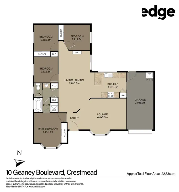 Floorplan of Homely house listing, 10 Geaney Boulevard, Crestmead QLD 4132