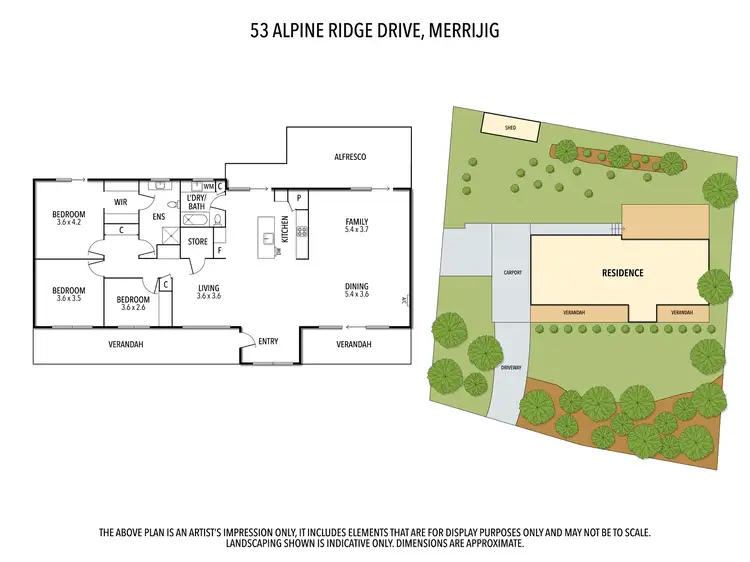 Floorplan of Homely house listing, 53 Alpine Ridge Drive, Merrijig VIC 3723