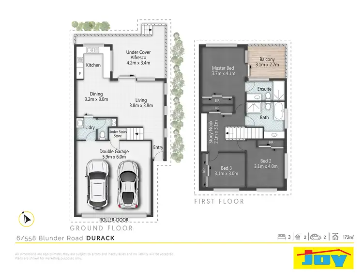 Floorplan of Homely townhouse listing, 6/558 Blunder Road, Durack QLD 4077