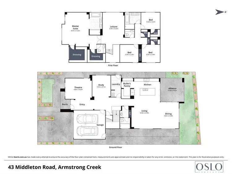 Floorplan of Homely house listing, 43 Middleton Road, Armstrong Creek VIC 3217