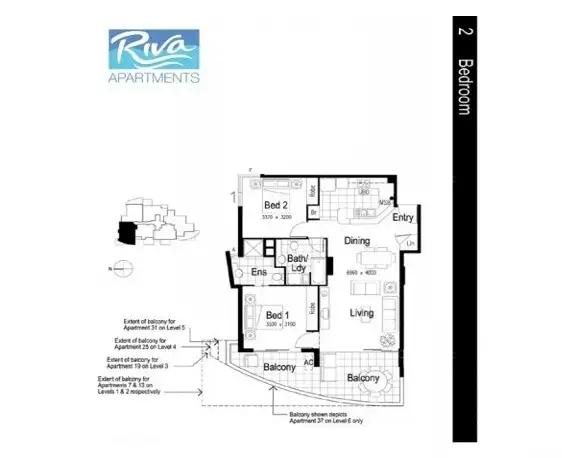 Floorplan of Homely apartment listing, 19/22 Riverview Terrace, Indooroopilly QLD 4068