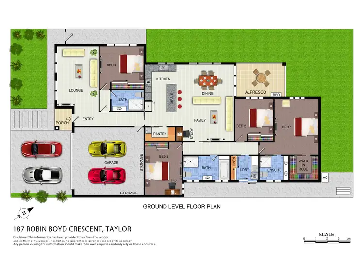Floorplan of Homely house listing, 187 Robin Boyd Crescent, Taylor ACT 2913