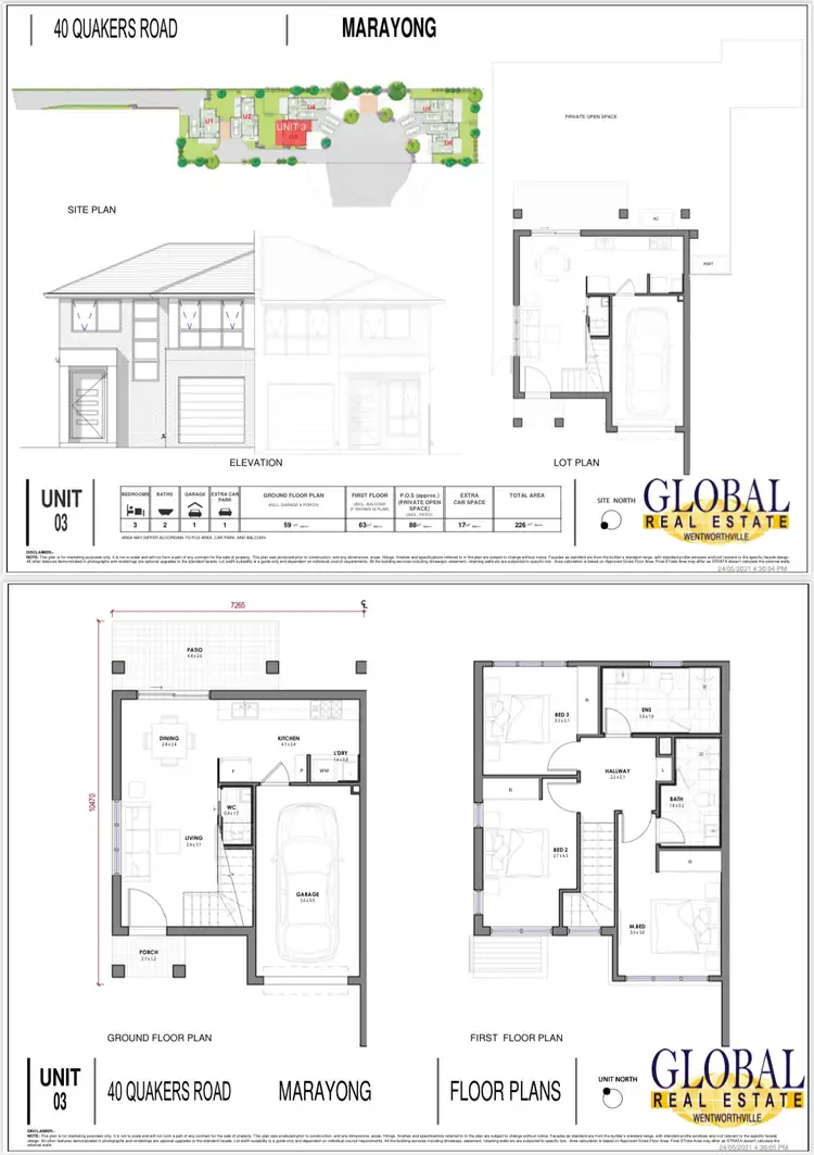 Floorplan of Homely townhouse listing, 3/14 Aqua Pl, Marayong NSW 2148