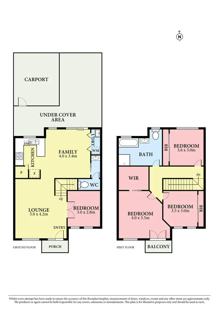 Floorplan of Homely townhouse listing, 25/292 McKimmies Road, Mill Park VIC 3082