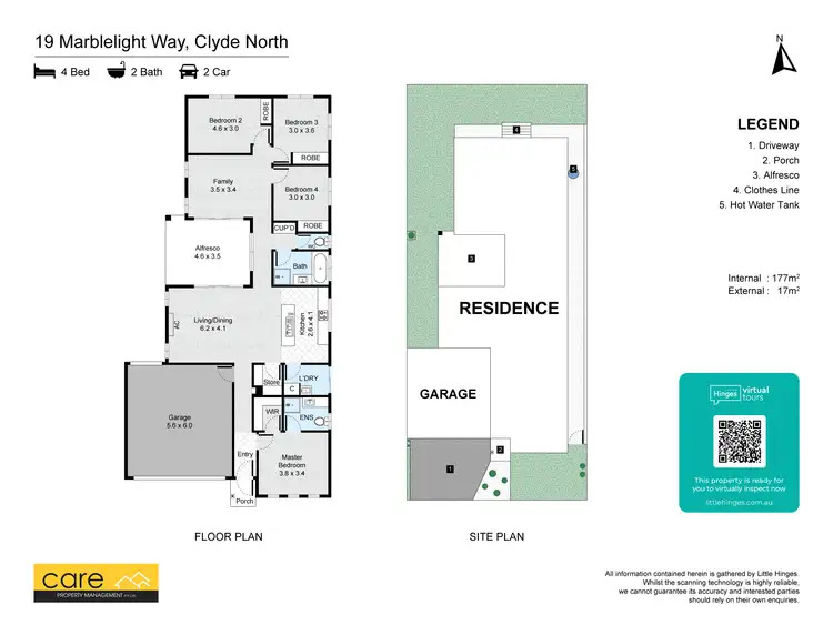 Floorplan of Homely house listing, 19 Marblelight Way, Clyde North VIC 3978