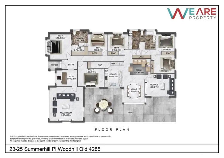 Floorplan of Homely house listing, 23-25 Summerhill Pl, Woodhill QLD 4285
