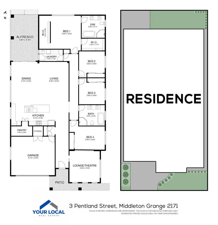 Floorplan of Homely house listing, 3 Pentland St, Middleton Grange NSW 2171