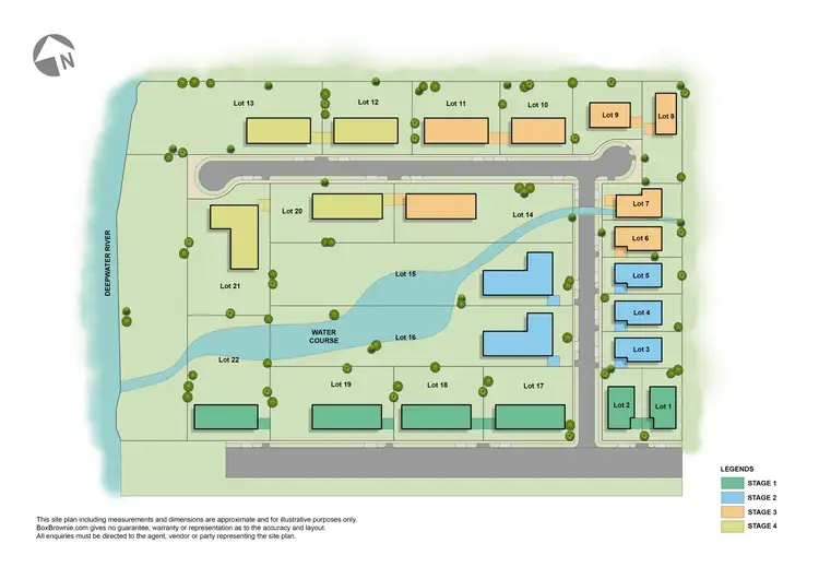 Floorplan of Homely land listing, 42 Alice Street, Deepwater NSW 2371