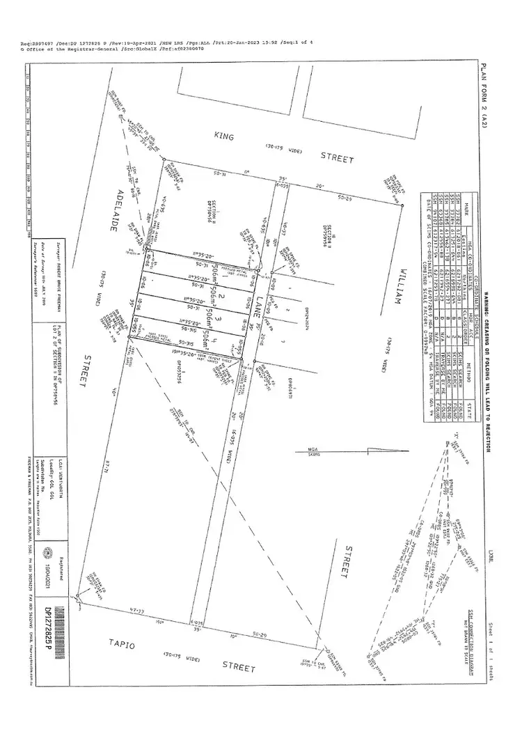 Floorplan of Homely land listing, 68b Adelaide Street, Gol Gol NSW 2738