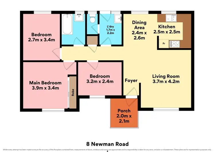 Floorplan of Homely house listing, 8 Newman Road, Yanchep WA 6035