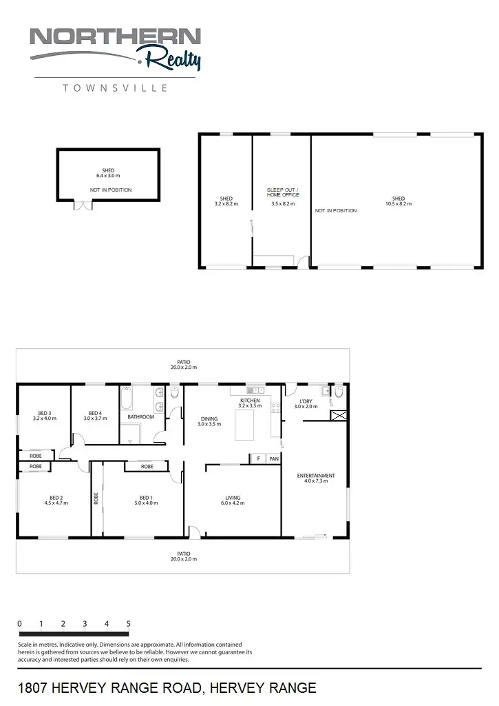 Floorplan of Homely rural property listing, 1807 Hervey Range Road, Hervey Range QLD 4817