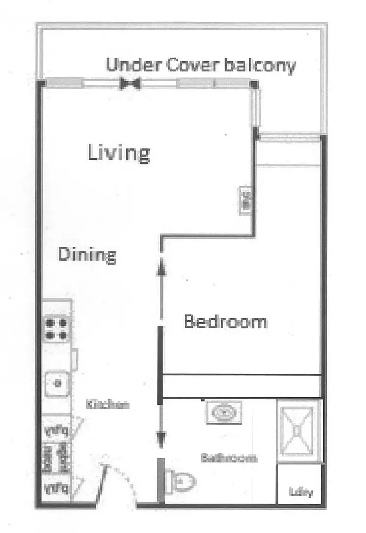 Floorplan of Homely apartment listing, 306/19 Hanover Street, Oakleigh VIC 3166