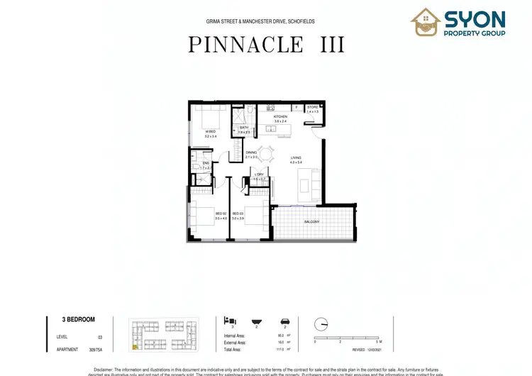 Floorplan of Homely apartment listing, 309/75A Grima Street, Schofields NSW 2762