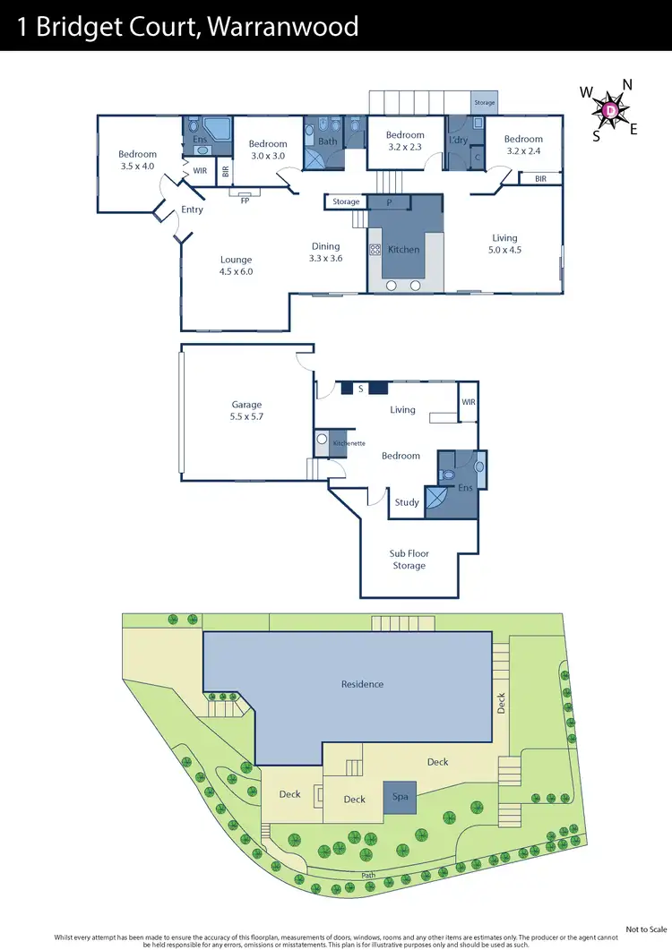 Floorplan of Homely house listing, 1 Bridget Court, Warranwood VIC 3134