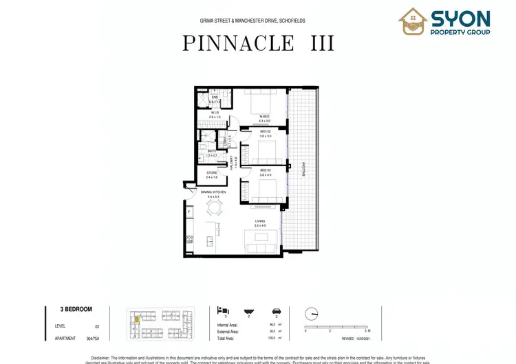 Floorplan of Homely apartment listing, 304/75A Grima Street, Schofields NSW 2762