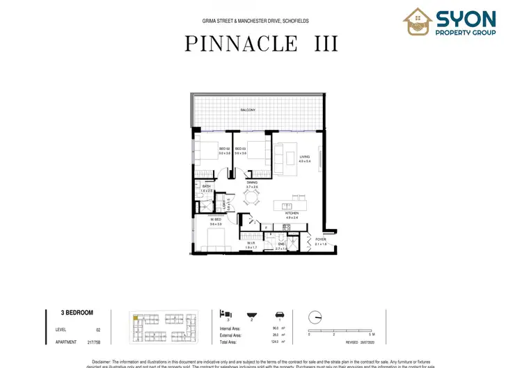 Floorplan of Homely apartment listing, 217/75B Grima Street, Schofields NSW 2762