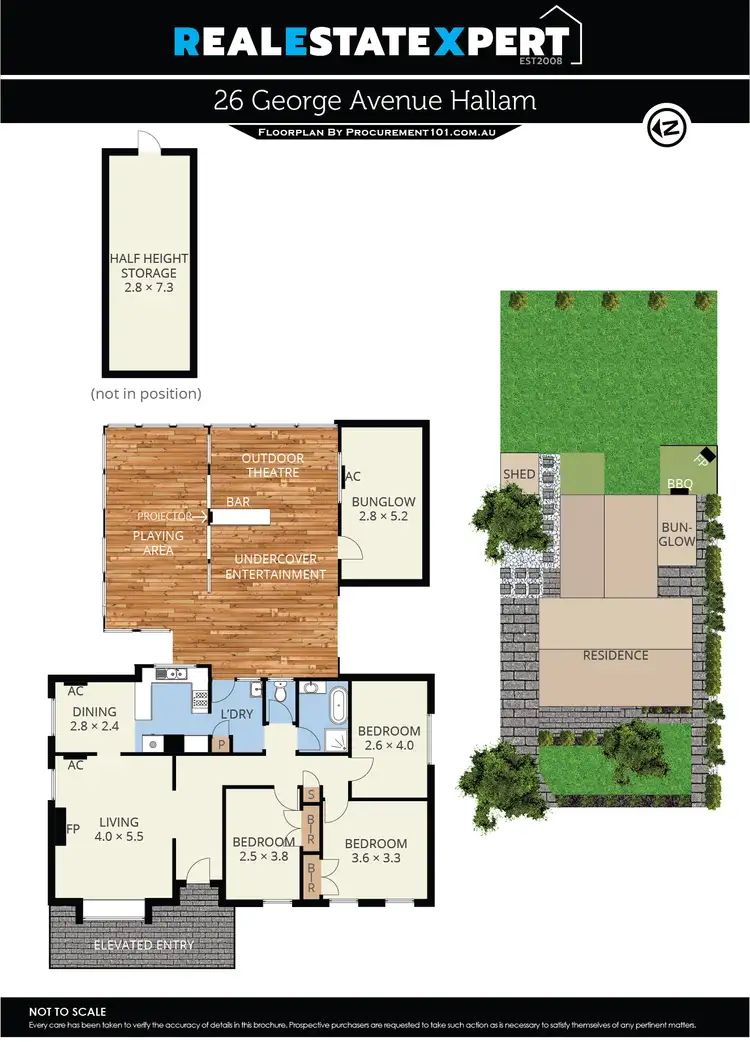 Floorplan of Homely house listing, 26 George Avenue, Hallam VIC 3803