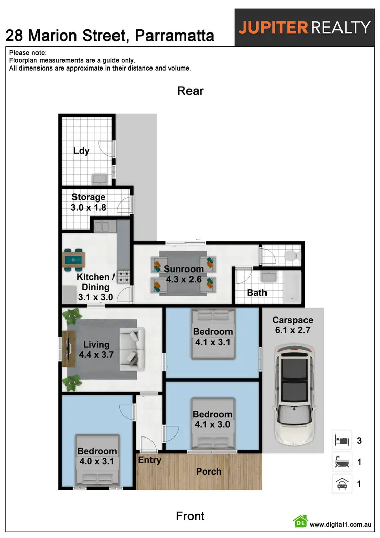Floorplan of Homely house listing, 28 Marion Street, Parramatta NSW 2150