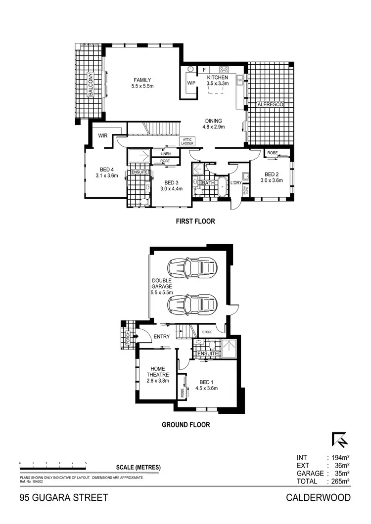 Floorplan of Homely house listing, 95 Gugara Street, Calderwood NSW 2527
