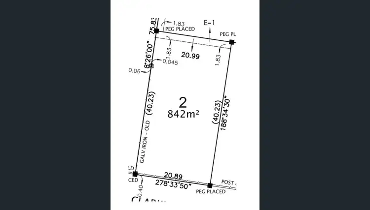 Floorplan of Homely land listing, Lot Lot 2 Clarke Street, Koroit VIC 3282